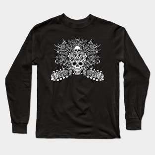 Jaguar Skull Mask Long Sleeve T-Shirt